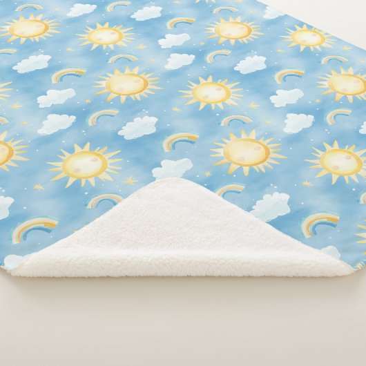 Couverture Sherpa Sunshine et Rainbows Sherpa Blanket (3/4)