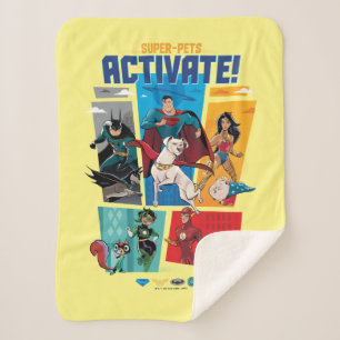 Couverture Sherpa Super-Animaux & Justice League - Activez !