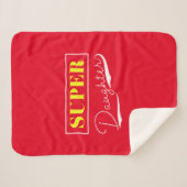 Couverture Sherpa Super Daughter (Devant (Horizontal))