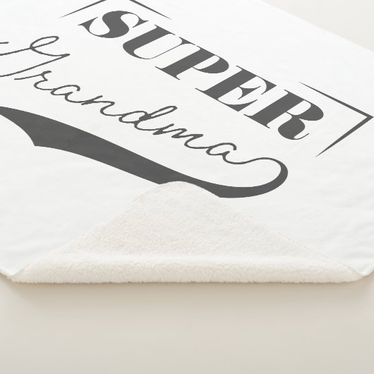 Couverture Sherpa Super grand-mère (3/4)
