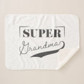Couverture Sherpa Super grand-mère (Devant (Horizontal))