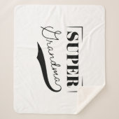 Couverture Sherpa Super grand-mère (Devant)