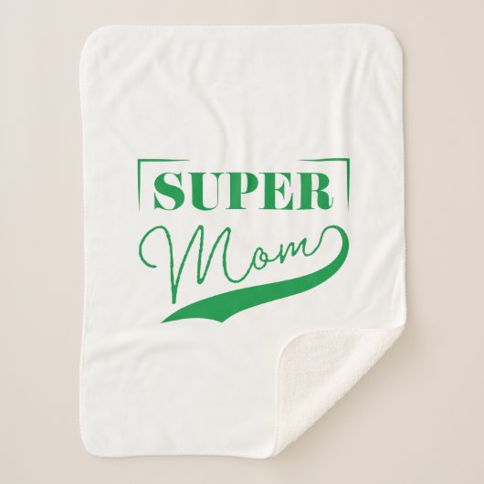 Couverture Sherpa Super Maman (Devant)