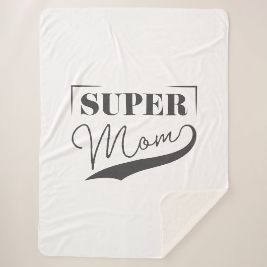 Couverture Sherpa Super Maman (Devant)