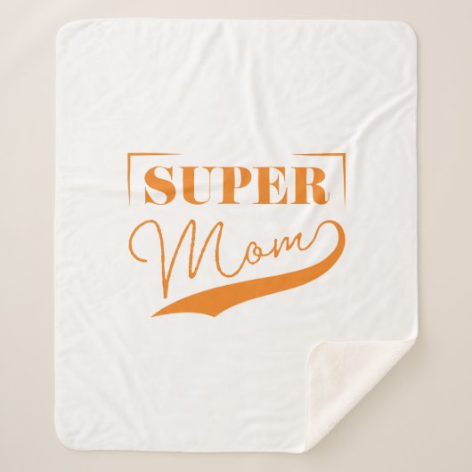 Couverture Sherpa Super Maman (Devant)