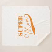 Couverture Sherpa Super Maman (Devant (Horizontal))