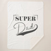 Couverture Sherpa Super papa (Devant)