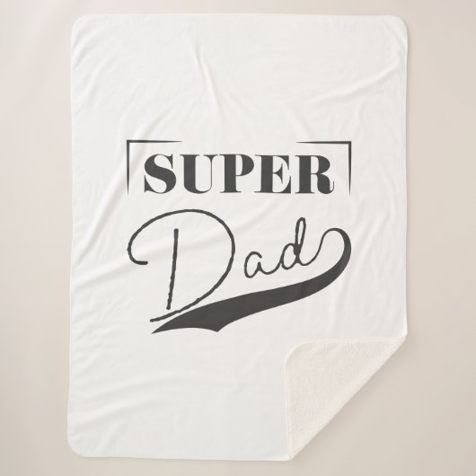 Couverture Sherpa Super papa (Devant)
