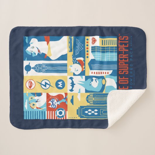 Couverture Sherpa Super Powered Pack Art Déco Metropolis (Devant (Horizontal))