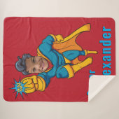 Couverture Sherpa Super Special Kid's Greatest Superhero Photo (Devant (Horizontal))