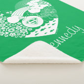 Couverture Sherpa Supergirl Floral Peace Heart Graphisme (3/4)