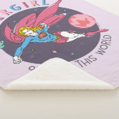 Couverture Sherpa Supergirl hors de ce monde Retro Graphisme (3/4)