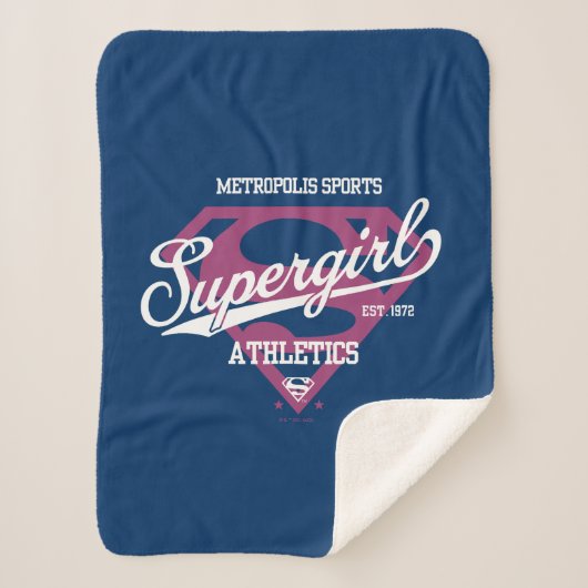 Couverture Sherpa Supergirl Metropolis Sports Athlétisme Graphique (Devant)