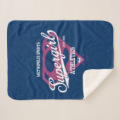 Couverture Sherpa Supergirl Metropolis Sports Athlétisme Graphique (Devant (Horizontal))