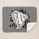 Couverture Sherpa Supergirl Newsprint S-Shield (Devant (Horizontal))