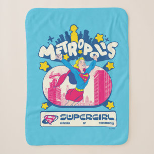 Couverture Sherpa Supergirl Super Pop Femme de demain