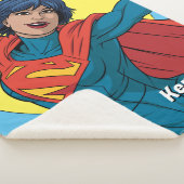Couverture Sherpa Supergirl volant en costume bleu (3/4)