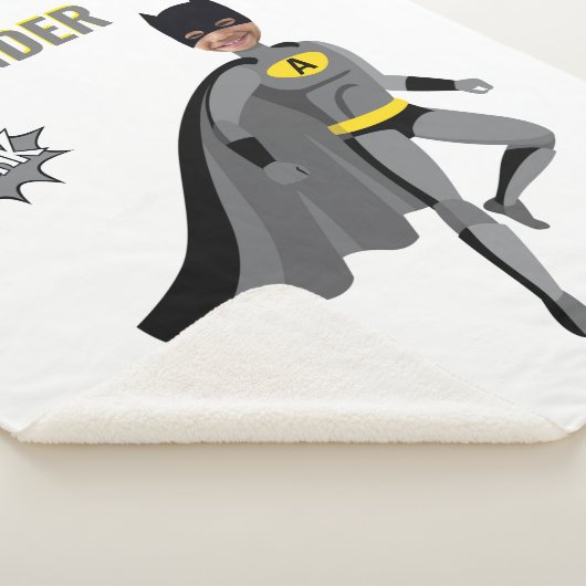 Couverture Sherpa Superhero Extraordinaire unique garçon Fabuleux an (3/4)