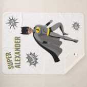 Couverture Sherpa Superhero Extraordinaire unique garçon Fabuleux an (Devant (Horizontal))