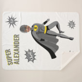 Couverture Sherpa Superhero Extraordinaire unique garçon Fabuleux an (Devant (Horizontal))