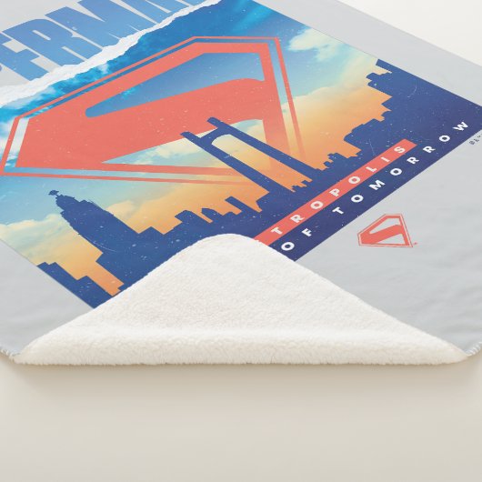 Couverture Sherpa Superman Metropolis Skyline (3/4)