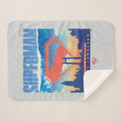 Couverture Sherpa Superman Metropolis Skyline (Devant (Horizontal))