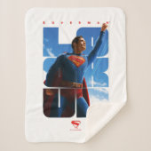 Couverture Sherpa Superman regarde Pose (Devant)