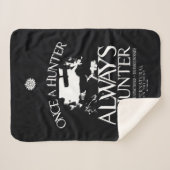 Couverture Sherpa Supernaturel "Une fois chasseur, toujours chasseur (Devant (Horizontal))