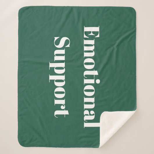 Couverture Sherpa Support émotionnel (Devant)