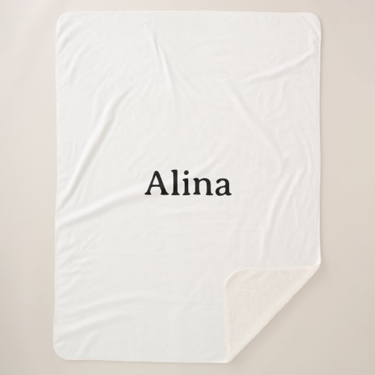 Couverture Sherpa supprimer le texte et ajouter son propre design Gr (Devant)