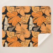 Couverture Sherpa Sur l'arrière - plan noir. Peinture dessinée à la  (Devant (Horizontal))