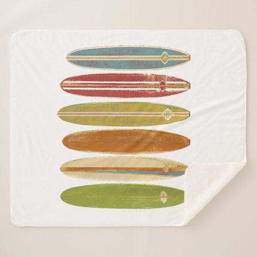 Couverture Sherpa Surf de Longboard (Devant (Horizontal))