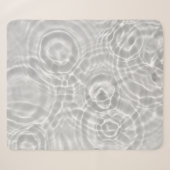 Couverture Sherpa Surface d'eau claire Texture Abstraite (Devant (Horizontal))