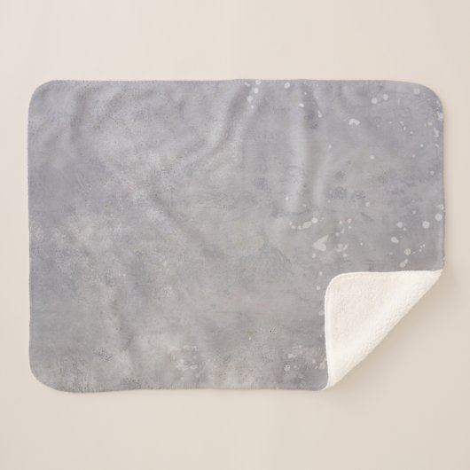 Couverture Sherpa Surface grise (Devant (Horizontal))