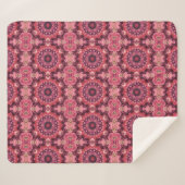 Couverture Sherpa Surface inclinée rose (Devant (Horizontal))