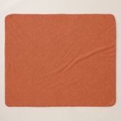 Couverture Sherpa Surface orange texturée avec motif tourbillonnant (Devant (Horizontal))