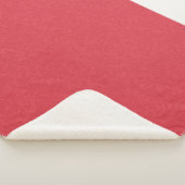 Couverture Sherpa Surface texturée rouge avec un motif subtil tourbi (3/4)