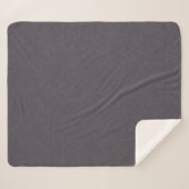 Couverture Sherpa Surface texturée violette foncée à motif tourbillo (Devant (Horizontal))