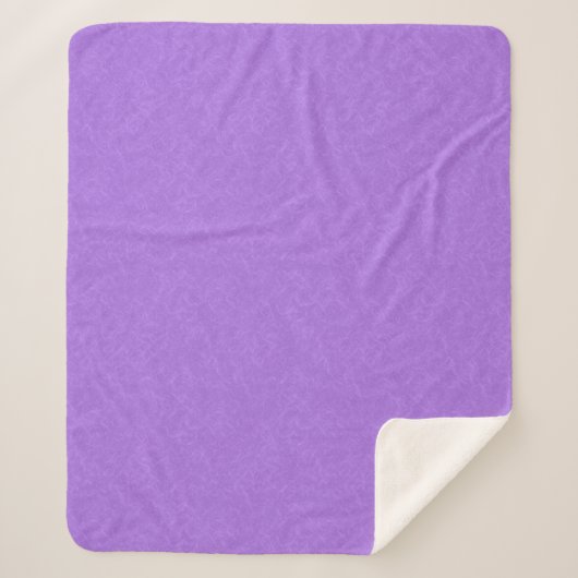 Couverture Sherpa Surface violette texturée avec motif tourbillonnan (Devant)