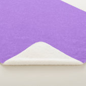 Couverture Sherpa Surface violette texturée avec motif tourbillonnan (3/4)