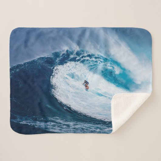 Couverture Sherpa Surfer sur les Tubes (Devant (Horizontal))