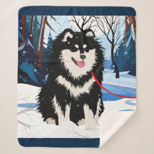 Couverture Sherpa SURPLOMB DE LA RIVIÈRE Lapphund finlandais couvert