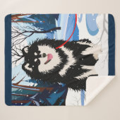 Couverture Sherpa SURPLOMB DE LA RIVIÈRE Lapphund finlandais couvert (Devant (Horizontal))