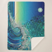 Couverture Sherpa Surreal Surf Seascape (Devant)