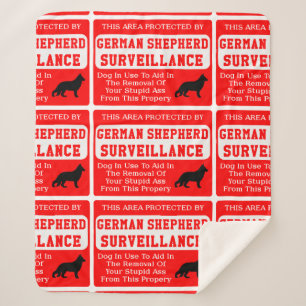 Couverture Sherpa surveillance des chiens bergers allemands