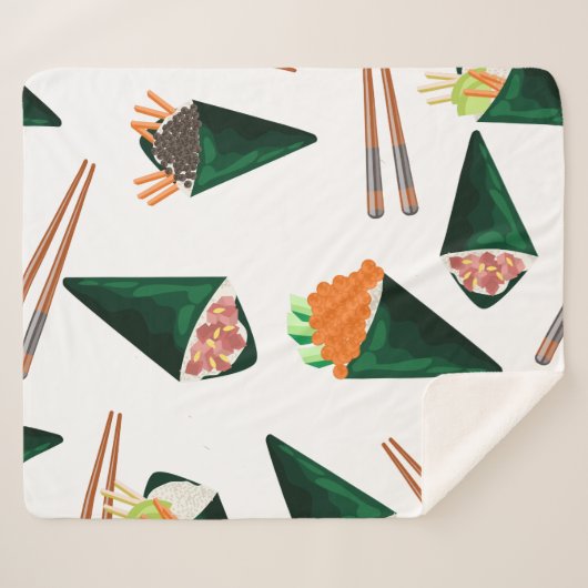 Couverture Sherpa sushi temaki (Devant (Horizontal))