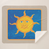 Couverture Sherpa Sweet Boy's Sun Sherpa Blanket (Devant (Horizontal))
