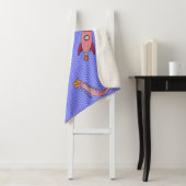 Couverture Sherpa Sweet dreams soft violet (En situation)