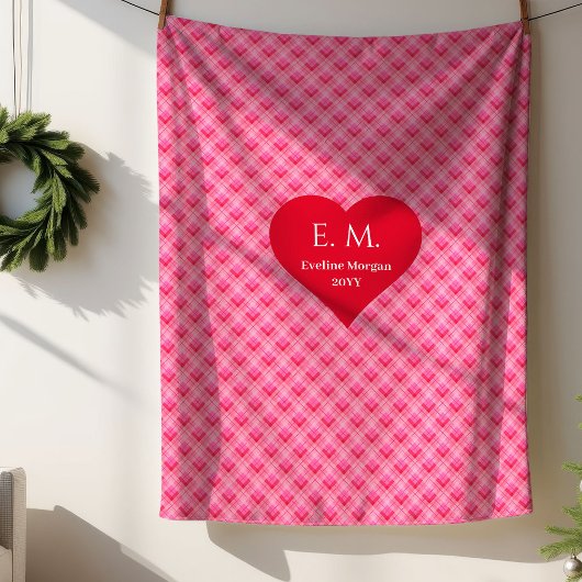 Couverture Sherpa Sweet Love Hearts Gift for Husband Blanket