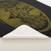 Couverture Sherpa Symbole Batman | Crânes dans le logo de chaume (3/4)